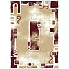 Carpet Art Deco Carpet Art Deco Primavera 4 X 5 Mysterio / port-wine Area Rugs