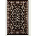 Couristan Couristan Everest 8 X 11 Bouquet Scroll Ebony Area Rugs