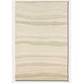 Couristan Couristan Super Indo-natural 3 X 5 Impressions Stripe White Area