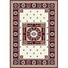 Carpet Art Deco Carpet Art Deco Primavera 2 X 3 Elegance / shell-port Wine Area Ru