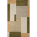 Foreign Accents Foreign Accents Festival Blocks 8 X 10 Green Area Rugs