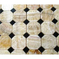 Diamond Tech Glass Diamond Tech Glass Marble Series Octagon Mosaic Honey Onyx / black