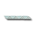 Original Style Original Style Triangle Clear Glass Borders Volta Tile  &  Stone