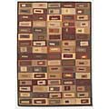 Couristan Couristan Scala 4 X 5 Meridian Beige Brown Sienna Area Rugs