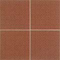 Crossville Crossville Building Blox (greek Key) 12 X 12 Terra Cotta Tile  &