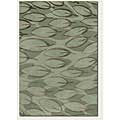 Couristan Couristan Impressions 4 X 6 Sage Leaf Sage Silver Area Rugs
