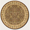 Couristan Couristan Pera 8 Round Birjand Chocolate Latte Area Rugs