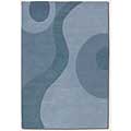Couristan Couristan Super Indo-colors 3 X 5 Pegasus Blue Area Rugs