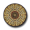 Kaleen Kaleen Tara 8 Round Henri Black Area Rugs