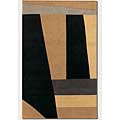 Couristan Couristan Kathmandu 9 X 13 Pillars Multi Color Taupe Area Rugs