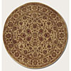 Couristan Couristan Shiraz 8 X 3 Round Shah Abbas Deep Ivory Area Rugs