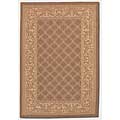 Couristan Couristan Recife 2 X 4 Garden Lattice Cocoa Natural Area Rugs