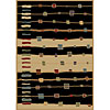 Carpet Art Deco Carpet Art Deco Soul 2 X 7 Gamma / black Area Rugs
