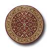 Kaleen Kaleen Mystical Garden 10 Round Williamsburg Garden Red Area Rug