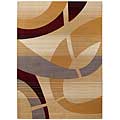 Capel Rugs Capel Rugs Festivale - Swirls 5x8 Champagne Area Rugs