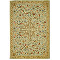 Capel Rugs Capel Rugs Festival Of Flowers 3 X 5 Antique Green Area Rugs