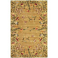 KAS Oriental Rugs. Inc. Kas Oriental Rugs. Inc. Emerald 7 Round Emerald Gold Tulip Garde