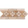 Tesoro Tesoro Silvia Listello Ivory / golden Tile  &  Stone