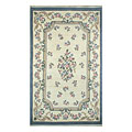 Nejad Rugs Nejad Rugs French Country 7 X 9 Oval Floral Aubuson Ivory / blue A