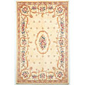 KAS Oriental Rugs. Inc. Kas Oriental Rugs. Inc. Ruby 2 X 4 Ruby Ivory Fleur-de-lis Aubus