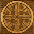 Virginia Vintage Virginia Vintage Celtic Knot Medallion Celtic Knot Avalon Hardwo