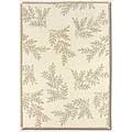 Couristan Couristan Super Indo-natural 8 X 11 Pine Hills White Area Rugs