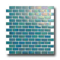 Original Style Original Style Iridescent Brickbond Glass Mosaic Weisshorn Tile