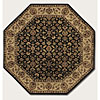 Couristan Couristan Shiraz 6 Octagon Injilas Ebony Area Rugs