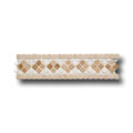 Original Style Original Style Stone Borders Travertine Athenian Quadrant Tile  &