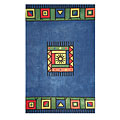 Nejad Rugs Nejad Rugs The Bright Collection 5 X 8 Blocks In Universe Blue A