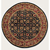 Couristan Couristan Shiraz 8 X 3 Round All Over Floral Midnight Blue Area