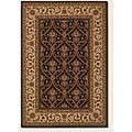 Couristan Couristan Royal Luxury 2 X 5 Essex Black Area Rugs
