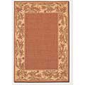 Couristan Couristan Recife 5 X 8 Island Retreat Terra Cotta Natural 122211