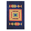 Nejad Rugs Nejad Rugs The Bright Collection 8 X 11 Aztek Navy Area Rugs