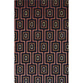 KAS Oriental Rugs. Inc. Kas Oriental Rugs. Inc. Tate Round 5 X 5 Tate Black City Grid Ar