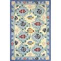 Momeni, Inc. Momeni, Inc. Coastal 2 X 3 Coastal Blue Area Rugs