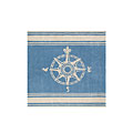 Nejad Rugs Nejad Rugs Classic Compass 8 Square Light Blue Area Rugs