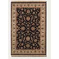 Couristan Couristan Jangali 2 X 8 Runner Khorasan Blossom Black Beige Area