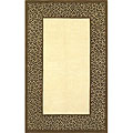 KAS Oriental Rugs. Inc. Kas Oriental Rugs. Inc. Sahara 8 X 10 Sahara Ivory / coffee Leopar