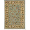 Couristan Couristan Woven Treasures 8 X 12 Antique Sarouk Powder Blue Ivor