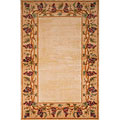 KAS Oriental Rugs. Inc. Kas Oriental Rugs. Inc. Emerald 7 Round Emerald Ivory With Grape
