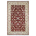 Nejad Rugs Nejad Rugs Silk  &  Wool 8 X 10 Tabriz Burgundy / ivory Area Rugs