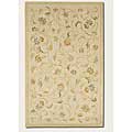 Couristan Couristan Botanics 9 X 13 Tulip Pearl Grey Area Rugs
