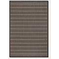 Couristan Couristan Recife 6 X 9 Grassweave Black Cocoa Area Rugs