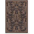 Couristan Couristan Recife 2 X 4 Garden Cottage Black Cocoa Area Rugs