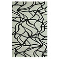 Nejad Rugs Nejad Rugs Kinetic 8 X 11 Off White / black Area Rugs