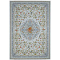 Capel Rugs Capel Rugs Festival Of Flowers 8x11 Sky Blue Area Rugs