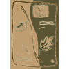 Milliken Milliken Silhouette 5 X 8 Oval Wheat Antique Area Rugs