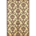 KAS Oriental Rugs. Inc. Kas Oriental Rugs. Inc. Chateau 5 X 8 Chateau Ivory / mocha Luxor