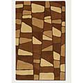 Couristan Couristan Super Indo-colors 10 X 13 Scalene Burnished Rust Area